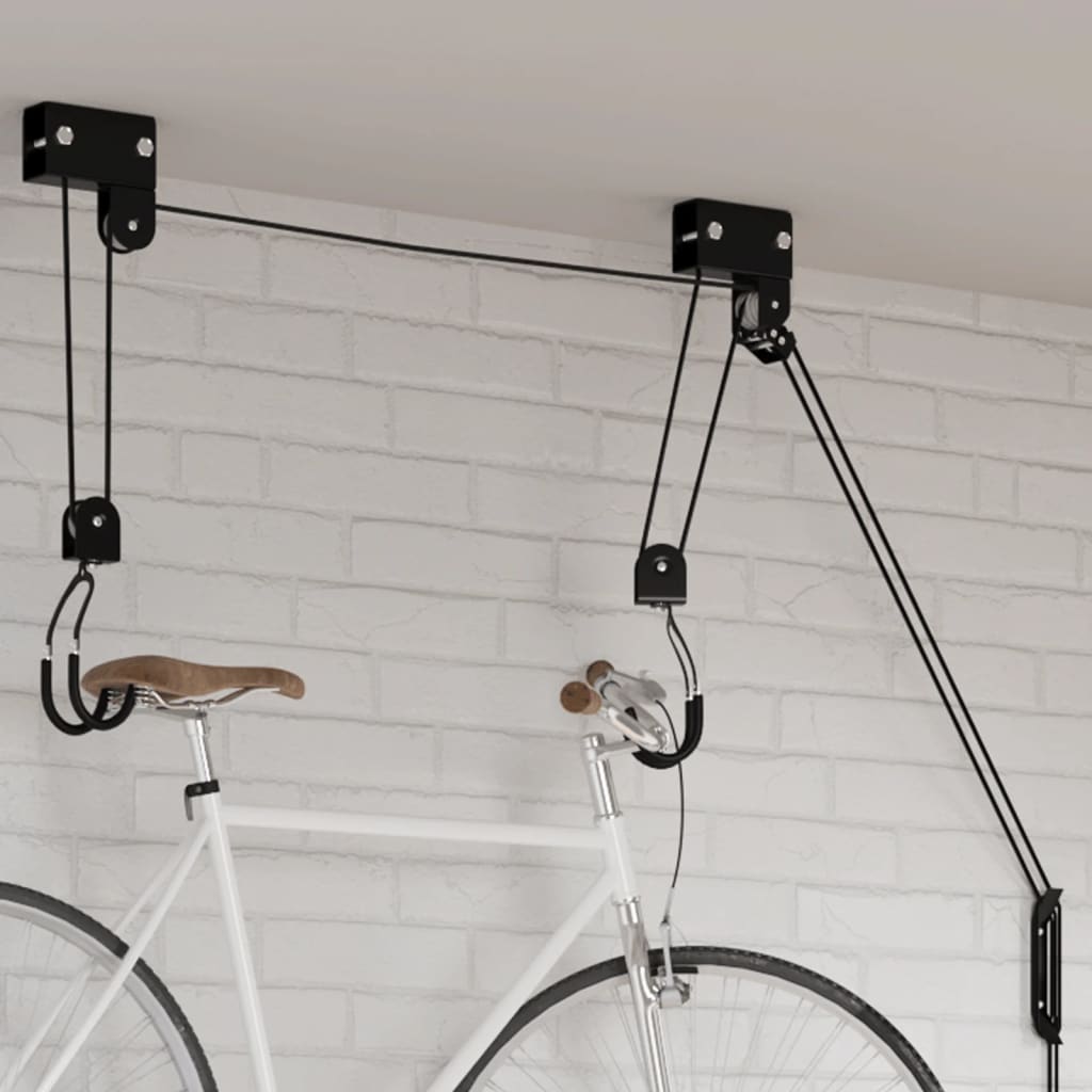 vidaXL Zdvihák na bicykel so stropným držiakom 57 kg