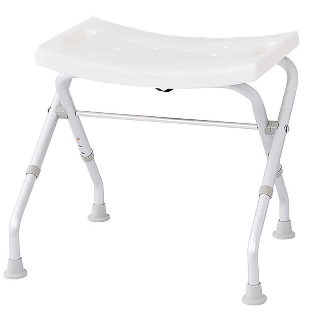 RIDDER Skladacia stolička do kúpeľne 110 kg, biela A0050301