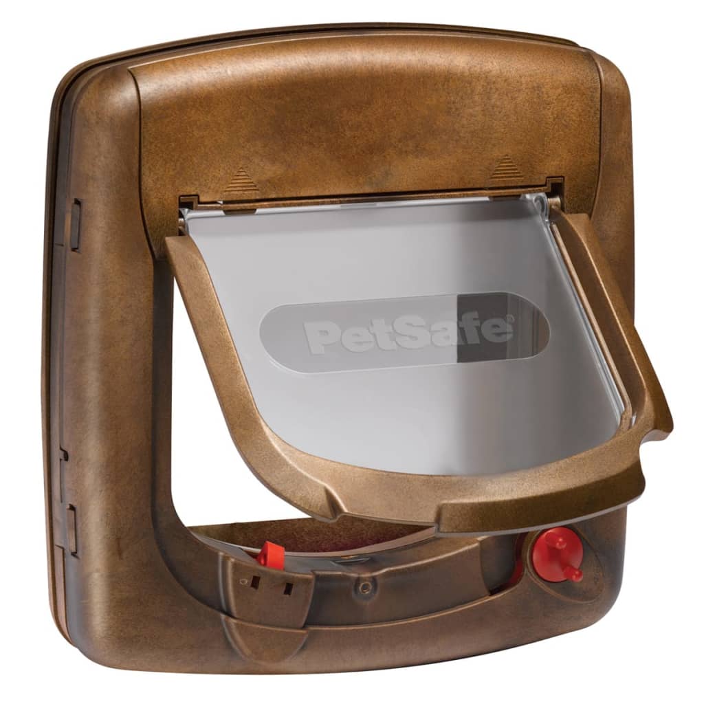 PetSafe Magnetická 4-cestná klapka pre mačky Deluxe 420 hnedá 5006