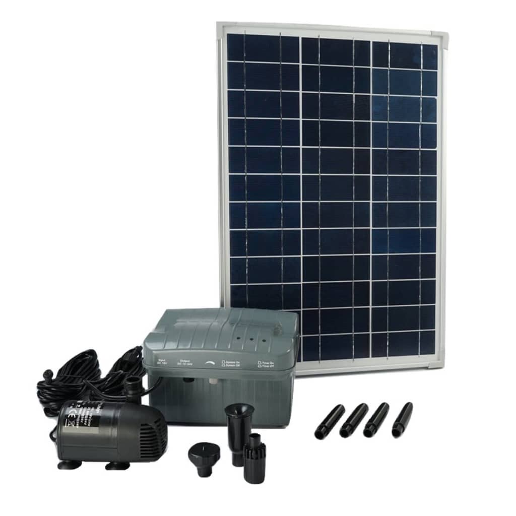 Ubbink SolarMax 1000 - solárny panel, čerpadlo do jazierka a batéria