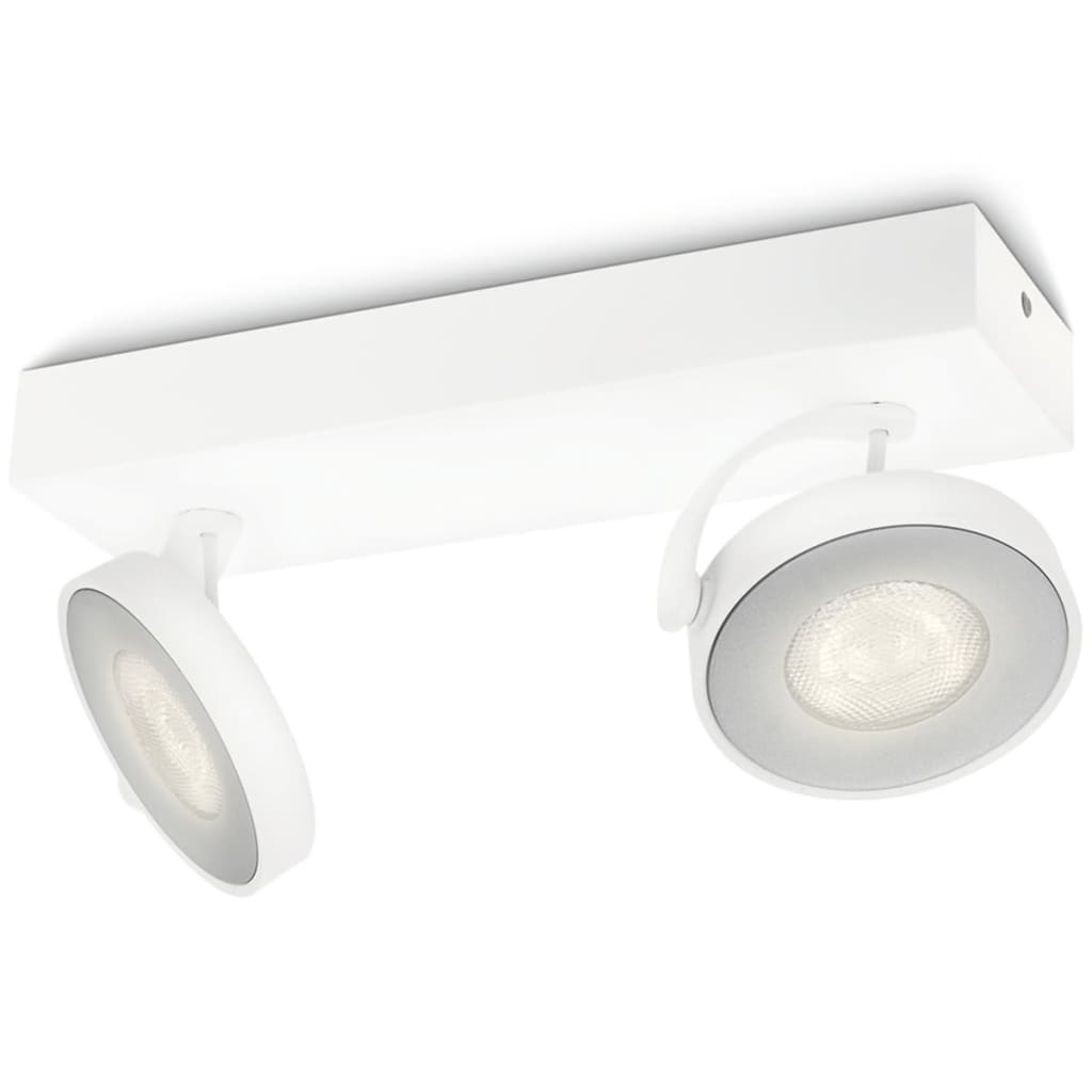 Philips myLiving LED Bodové svietidlo Clockwork 2x4,5W biele 531743116