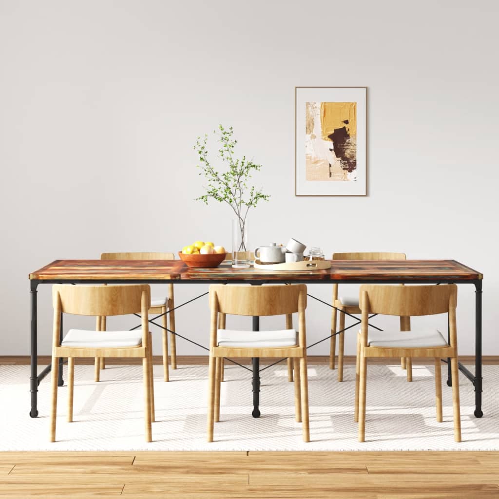 vidaXL Jedálenský stôl, masívne recyklované drevo, 240 cm          