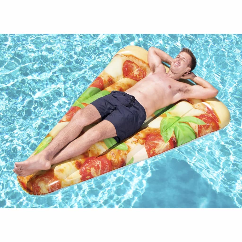 Bestway Nafukovacie plávajúce ležadlo Pizza Party, 188x130 cm