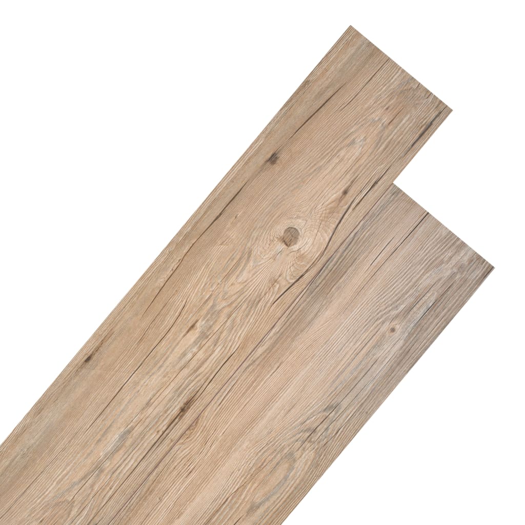 vidaXL Podlahové dosky z PVC 5,26 m², 2 mm, hnedý dub