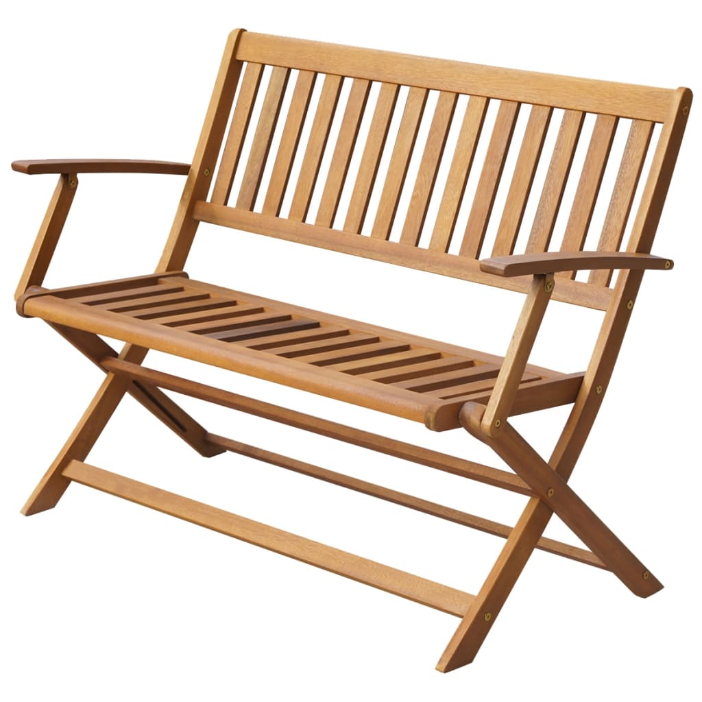 vidaXL Záhradná lavička, masívne akáciové drevo, 120x60x89 cm