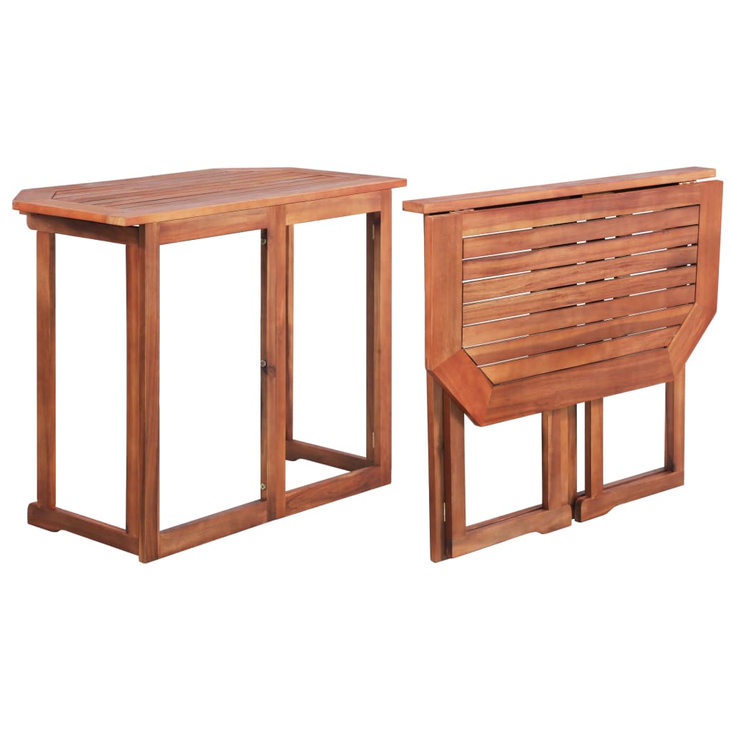 vidaXL Balkónový stolík z masívneho akáciového dreva 90x50x75 cm