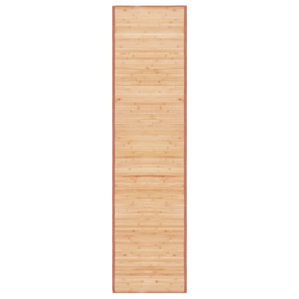 vidaXL Koberec bambusový 80x300 cm hnedý