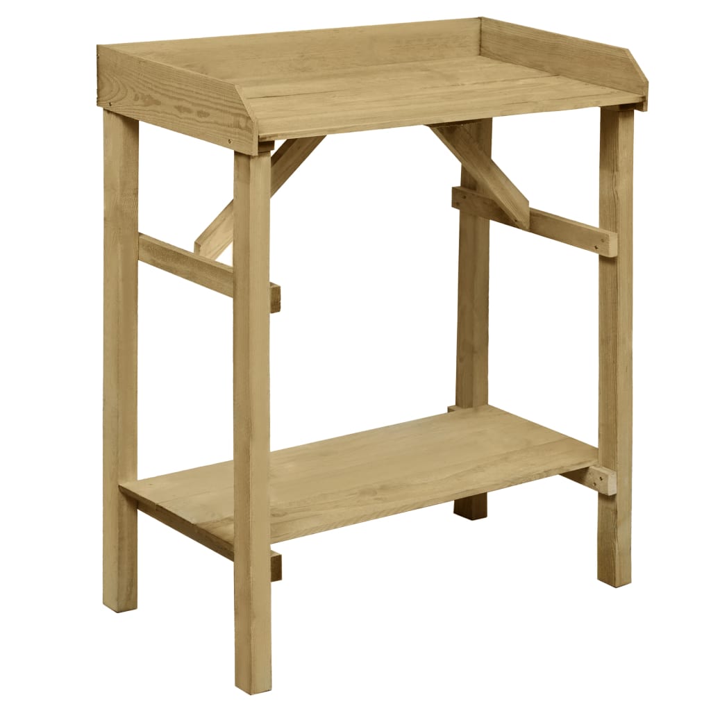 vidaXL Pracovný stôl 75x40x90 cm FSC impregnované borovicové drevo