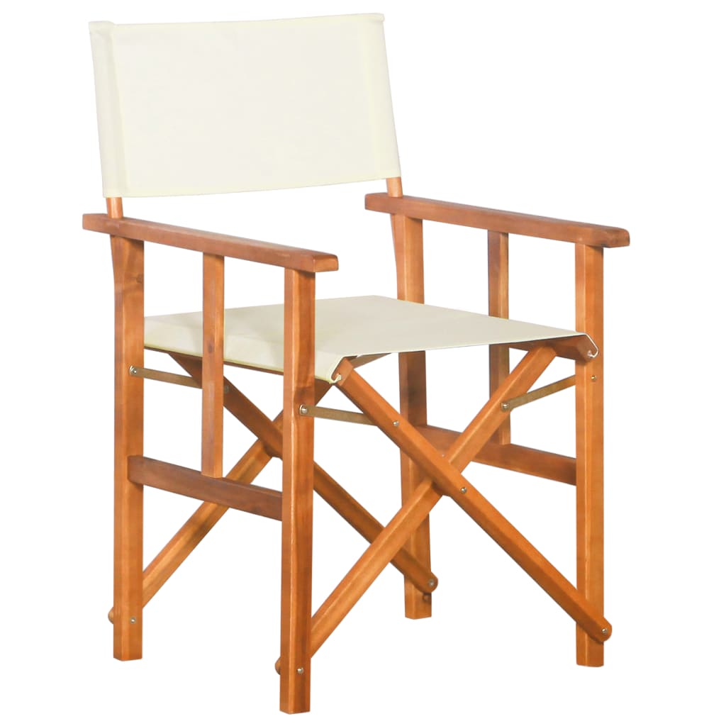 vidaXL Režisérska stolička z akáciového dreva