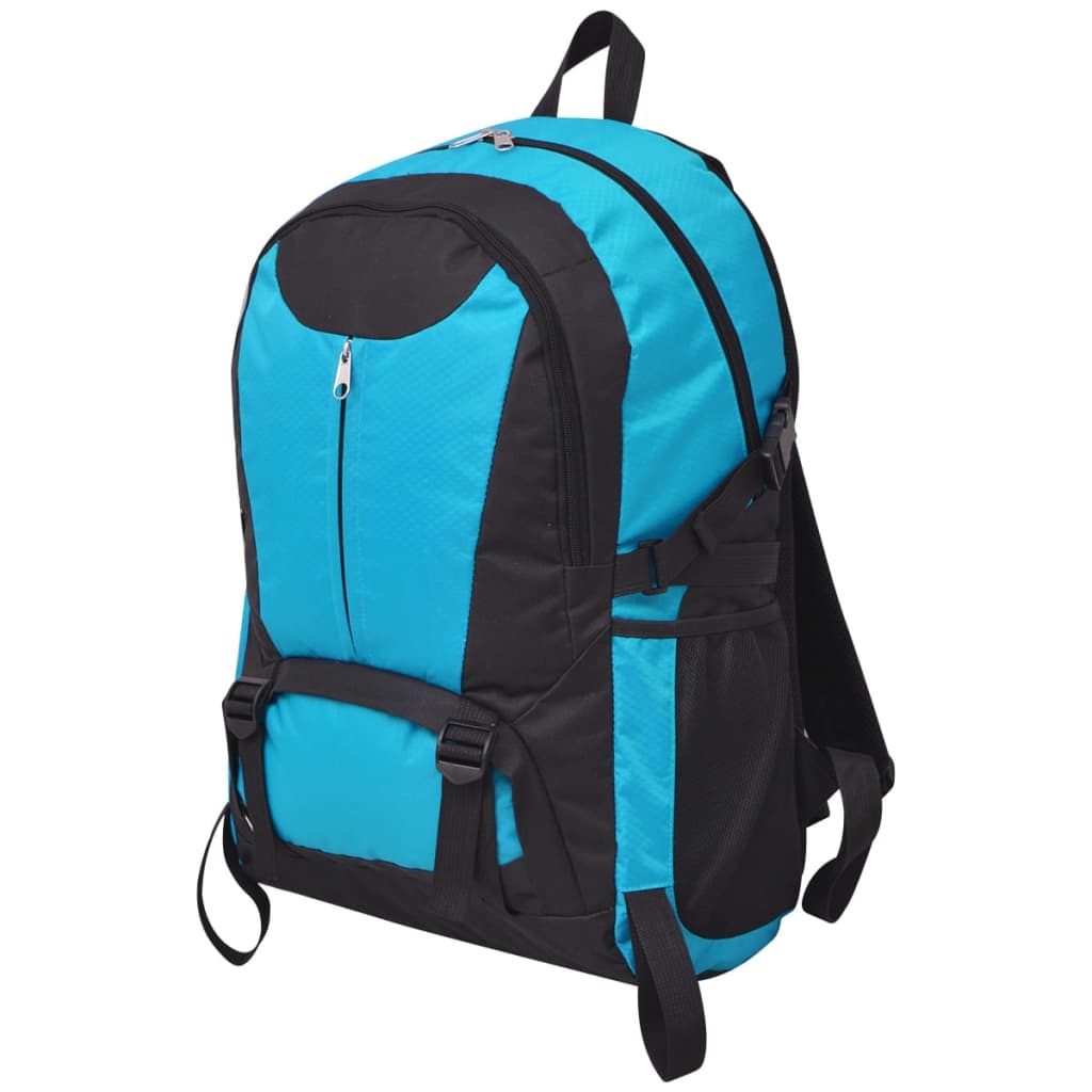 vidaXL Turistický batoh, 40 l, čierno-modrý