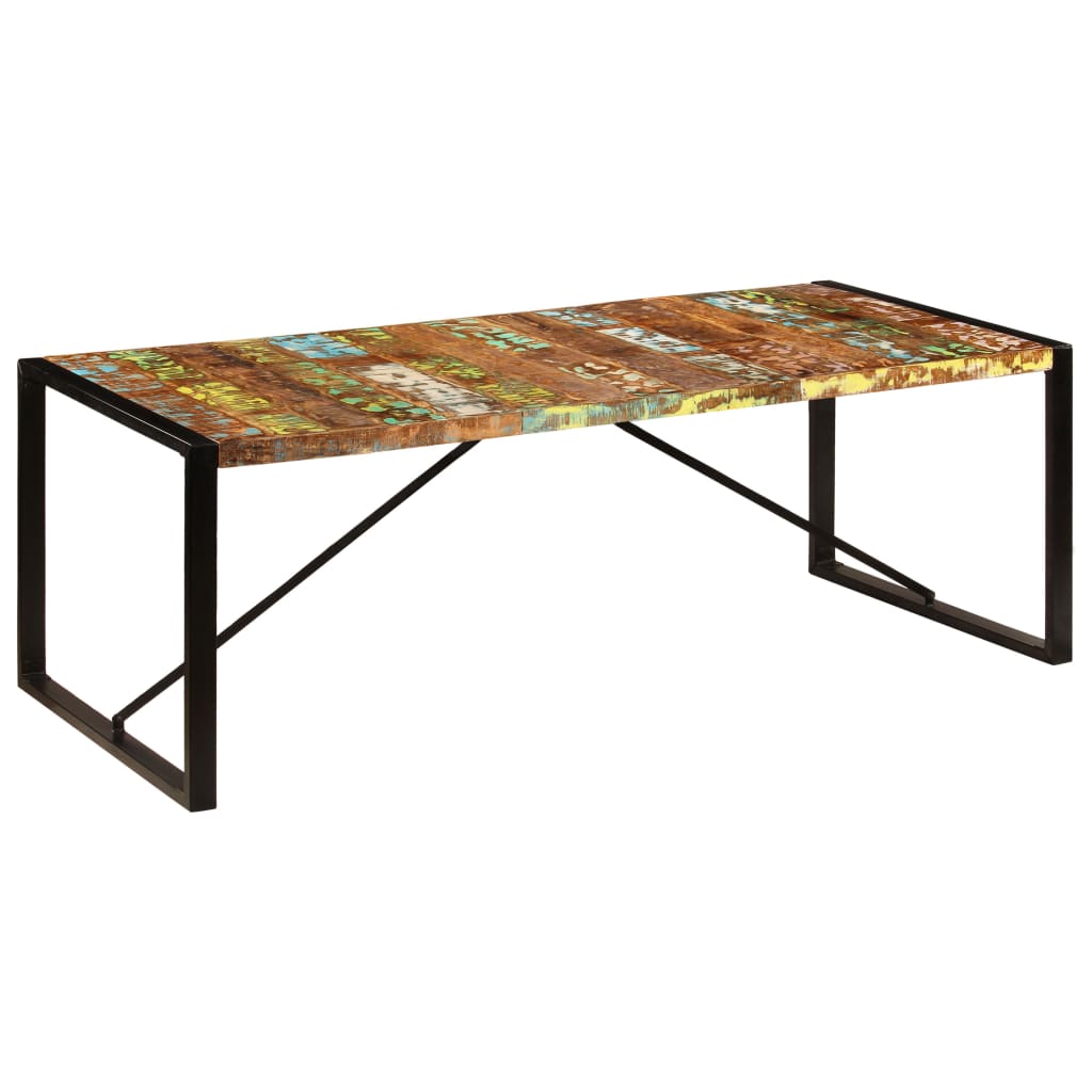 vidaXL Jedálenský stôl z recyklovaného dreva 220x100x75 cm