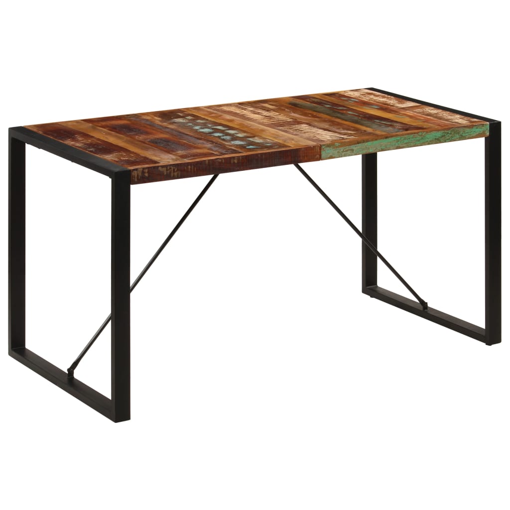 vidaXL Jedálenský stôl z recyklovaného dreva 140x70x75 cm