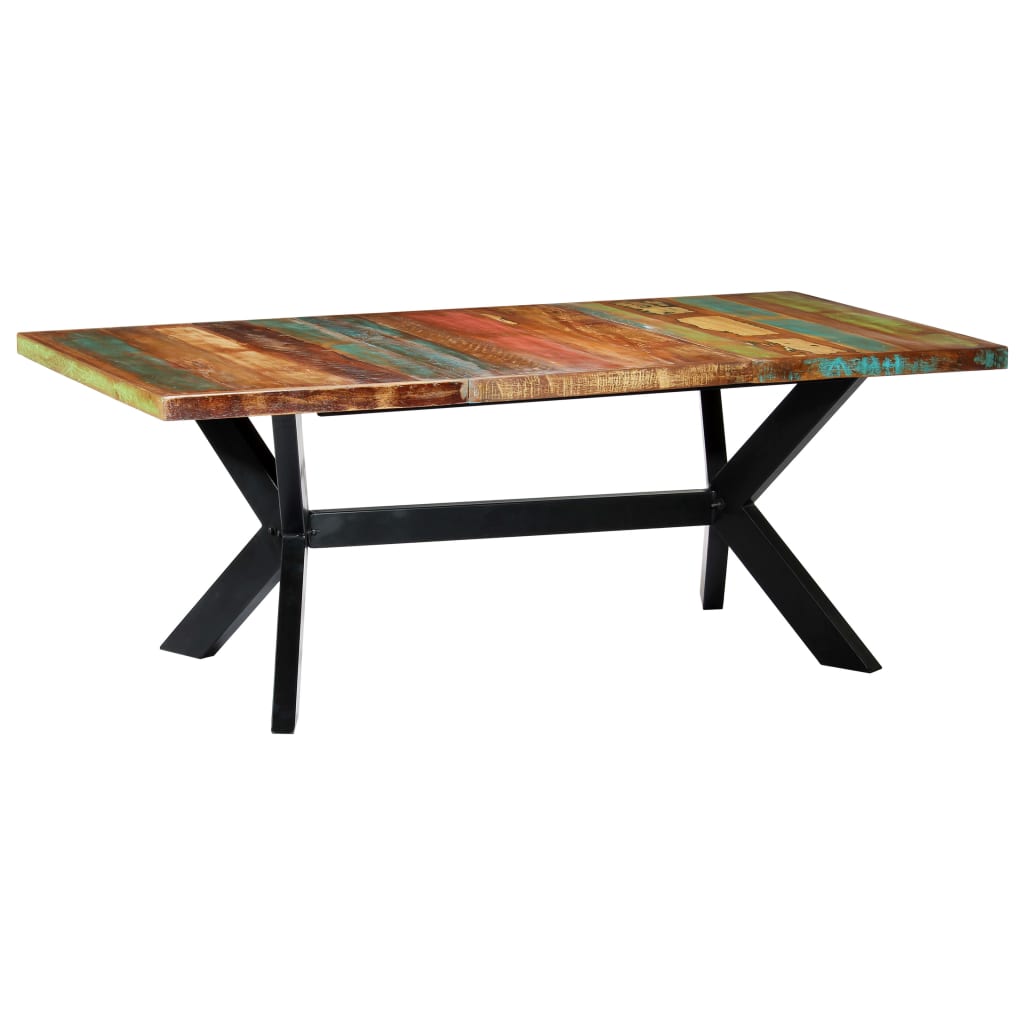 vidaXL Jedálenský stôl z recyklovaného dreva 200x100x75 cm