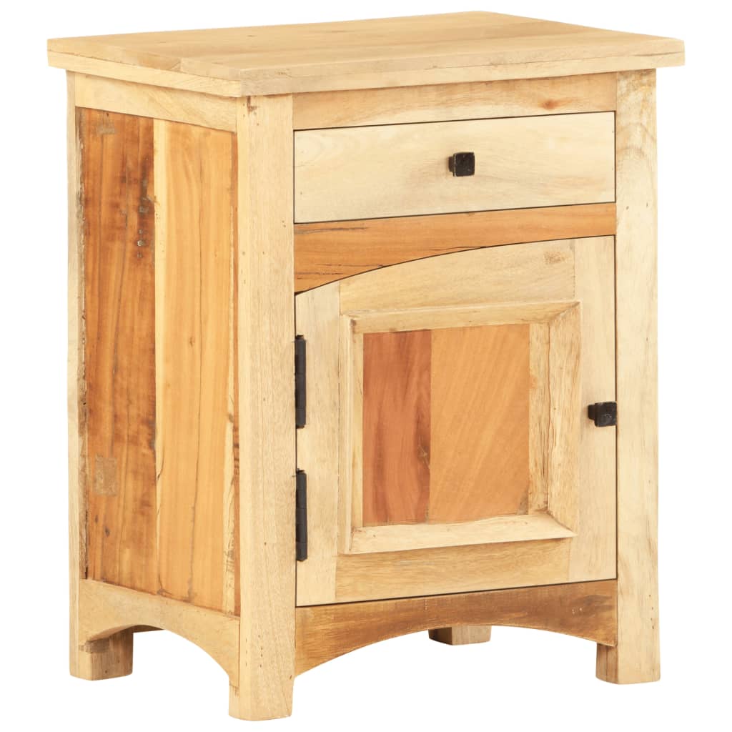 vidaXL Nočný stolík 40x30x50 cm masívne recyklované drevo