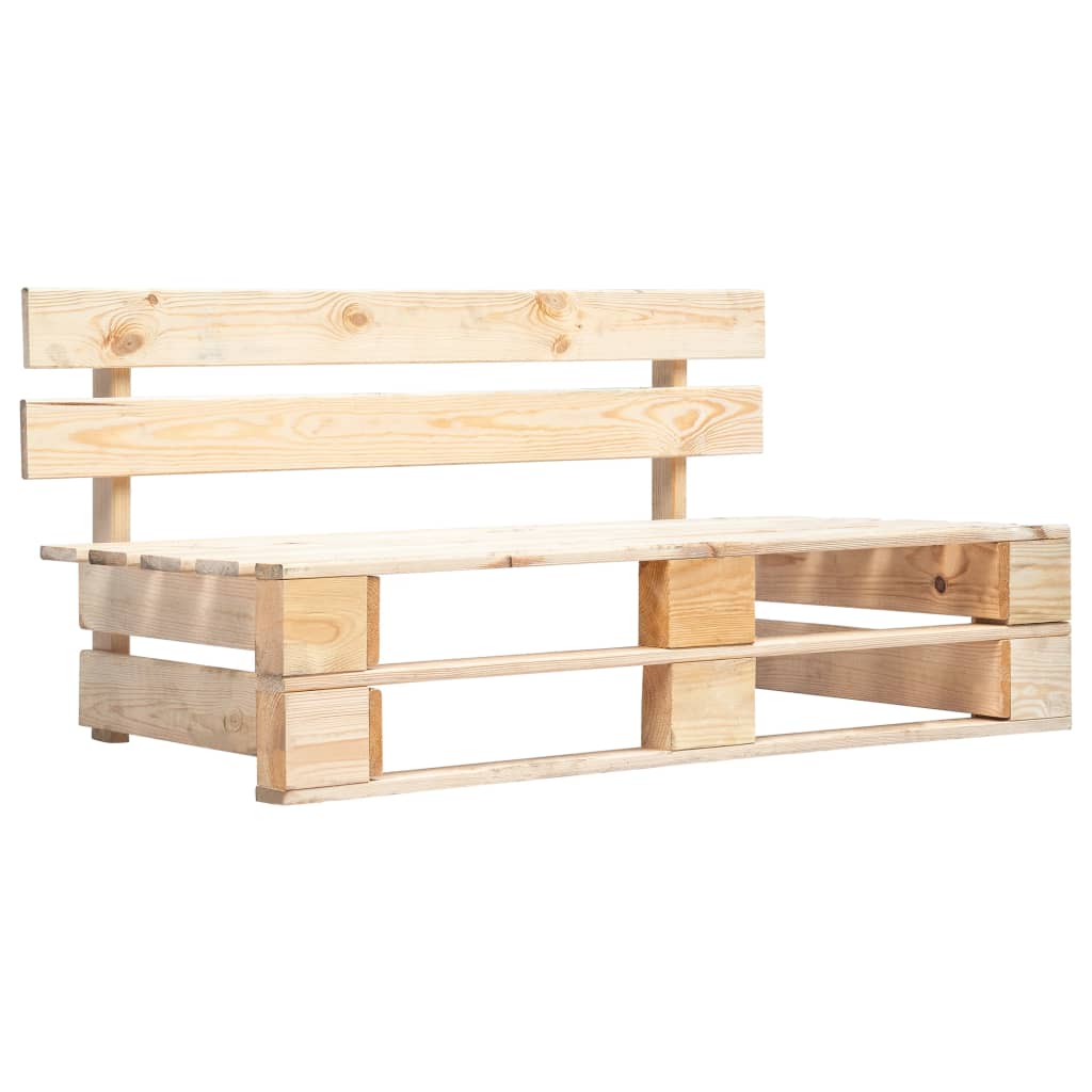 vidaXL Záhradná paletová lavička FSC drevo 