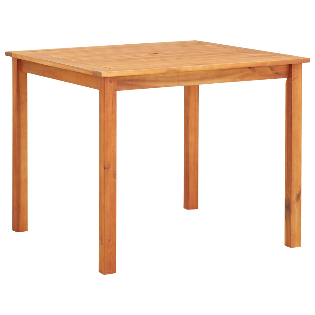 vidaXL Záhradný stôl 90x90x74 cm, akáciový masív