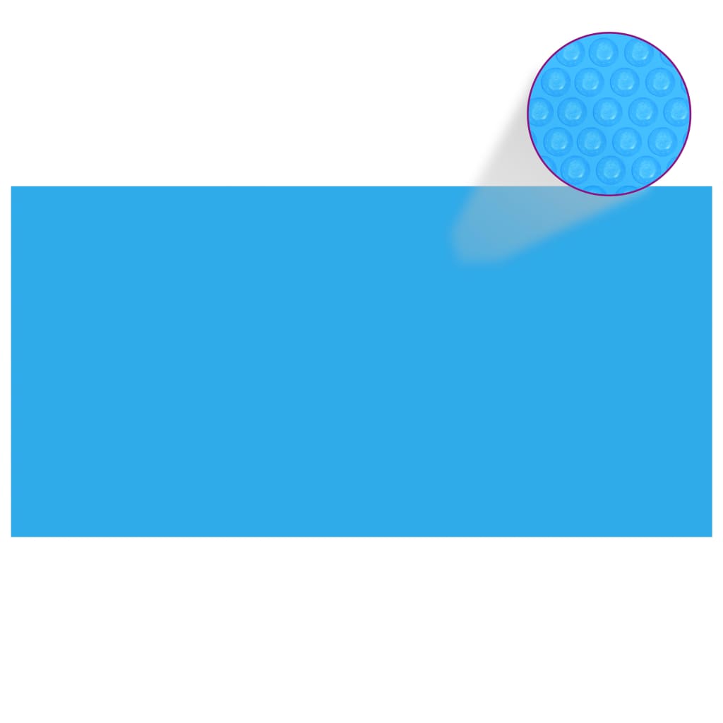 vidaXL Bazénová plachta, modrá 600x300 cm, PE