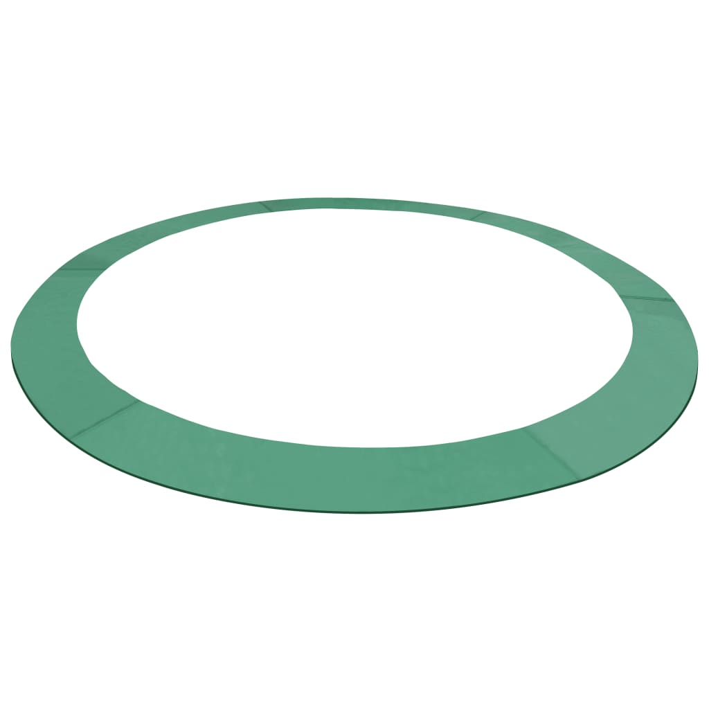 vidaXL Ochranný kryt PE zelený na 15 stôp/4,57 m kruhovú trampolínu