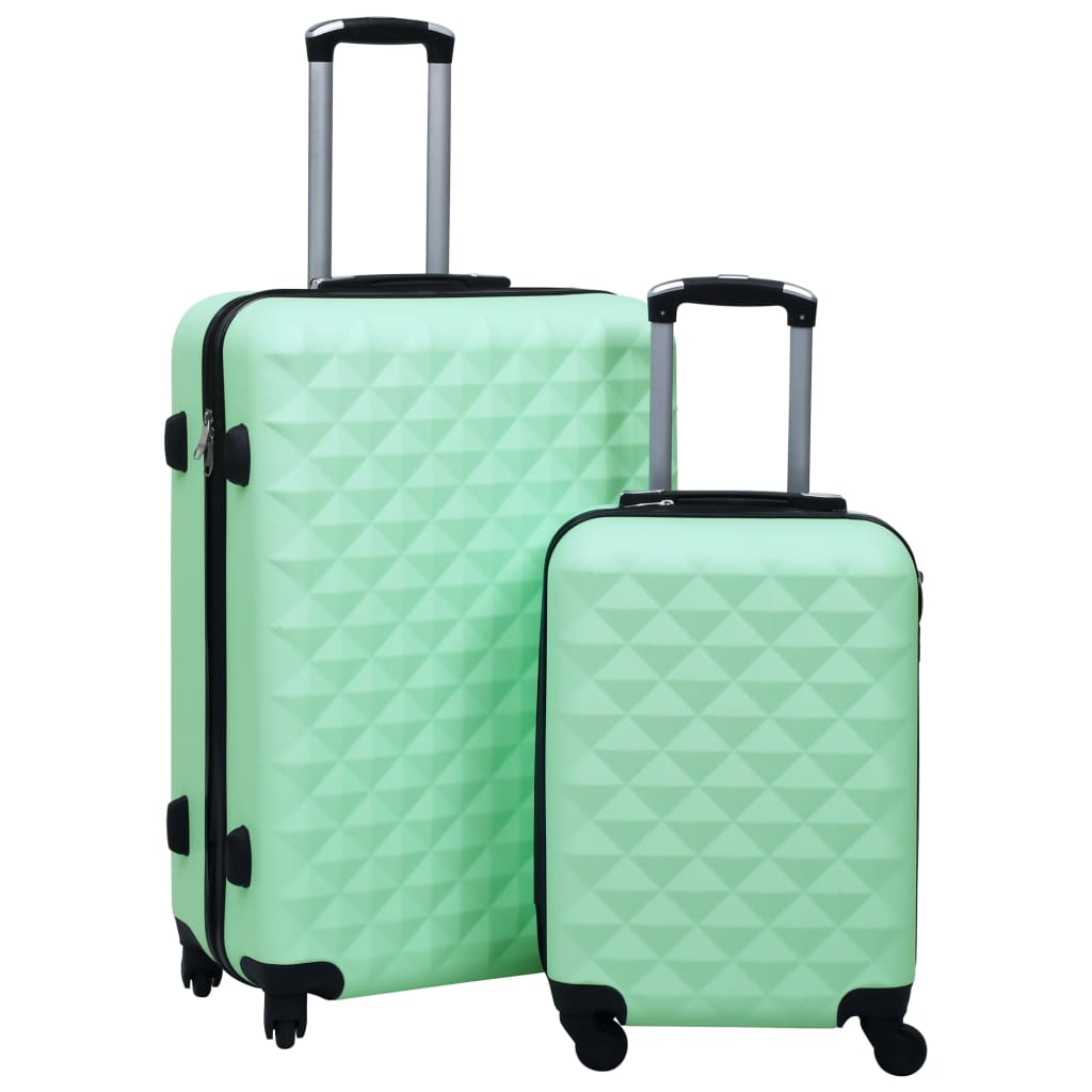 vidaXL Súprava cestovných kufrov s tvrdým krytom 2 ks mätová ABS