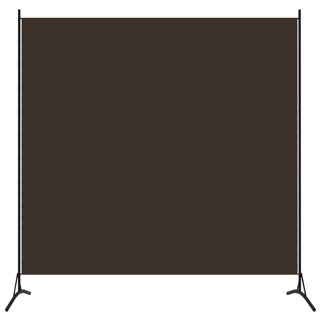 vidaXL 1-panelový paraván hnedý 175x180 cm 