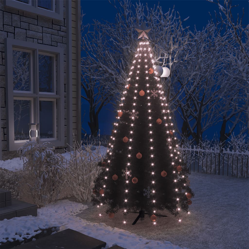 vidaXL Svetelná reťaz na vianočný stromček 250 LED diód, IP44 250 cm