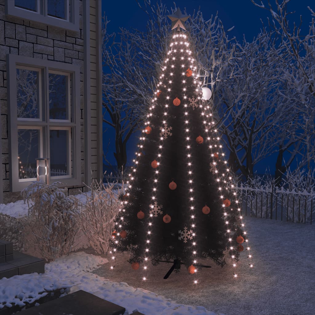 vidaXL Svetelná reťaz na vianočný stromček 300 LED diód, IP44 300 cm
