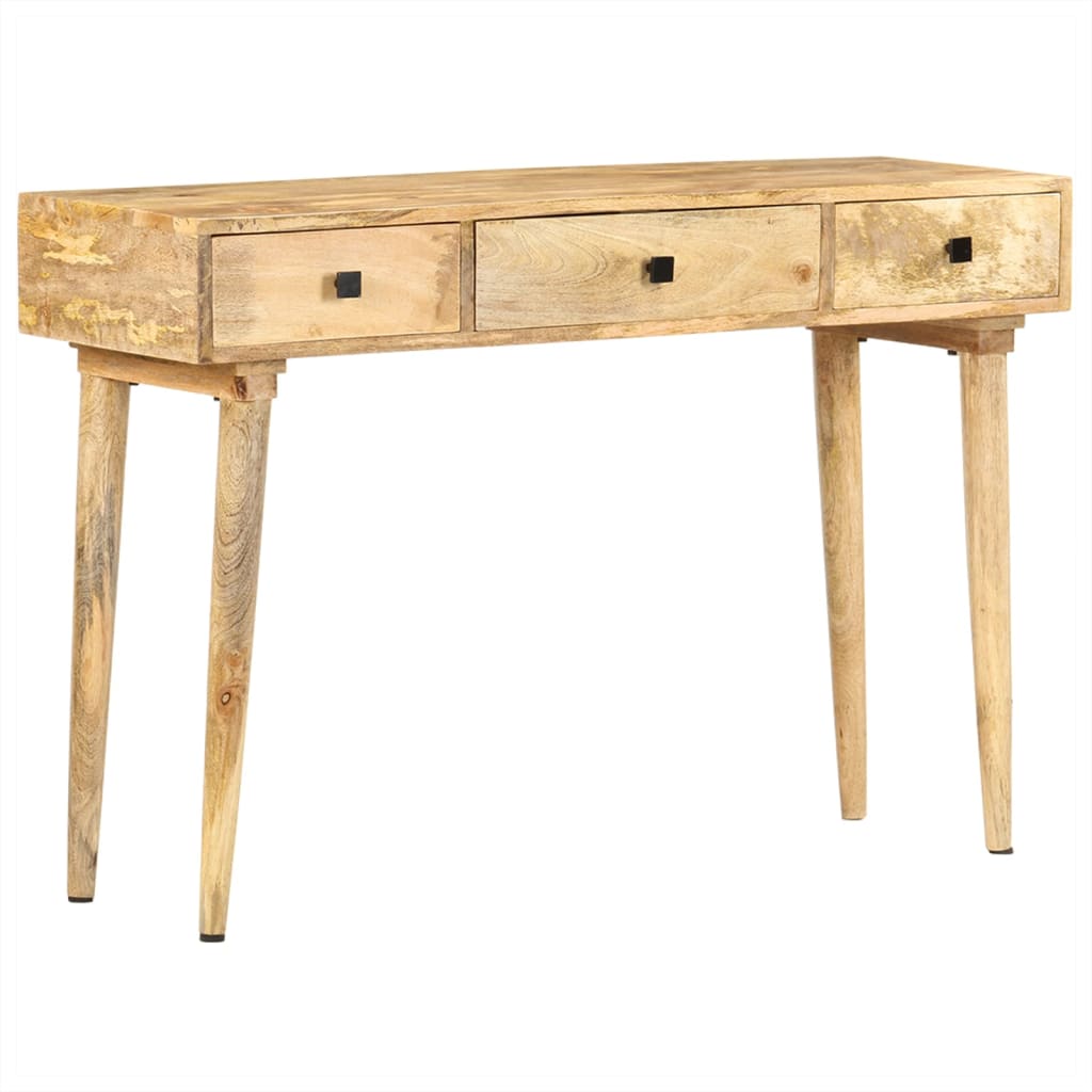 vidaXL Konzolový stolík 115x35x76 cm masívne mangovníkové drevo