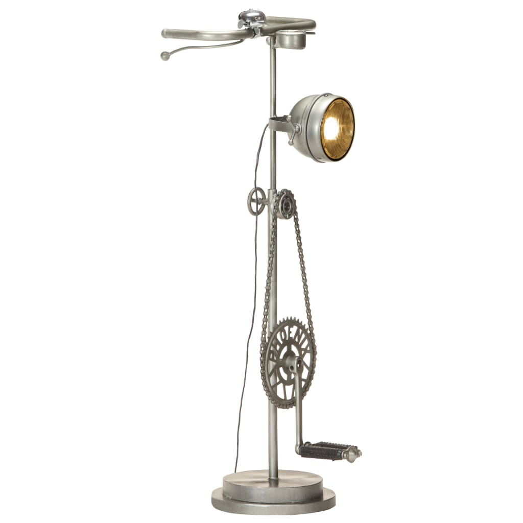 vidaXL Stojanová lampa s dizajnom bicykla železo