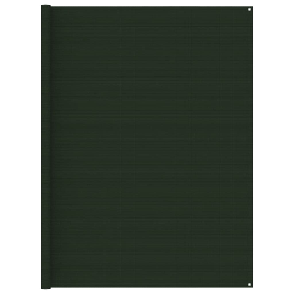 vidaXL Koberec do stanu 250x250 cm tmavo zelený 
