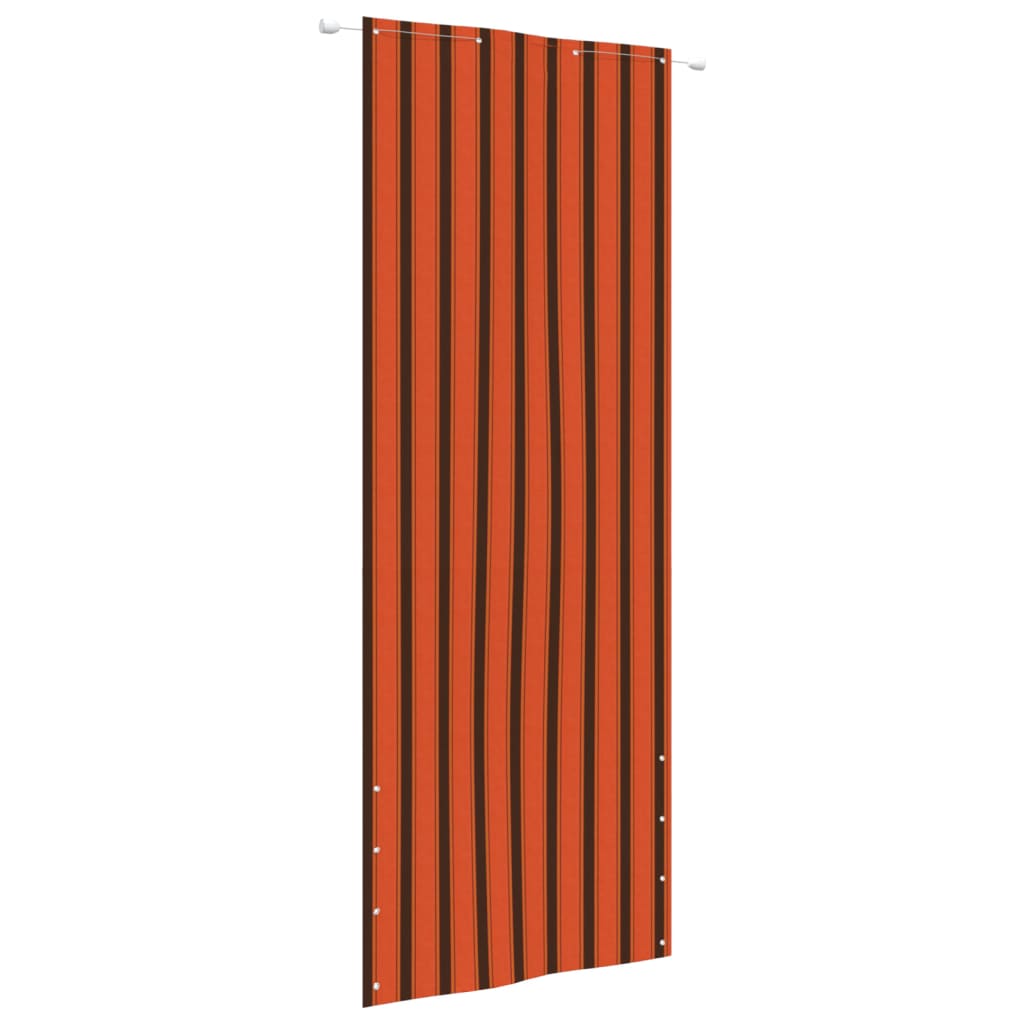 vidaXL Balkónová markíza oranžová a hnedá 80x240 cm oxfordská látka