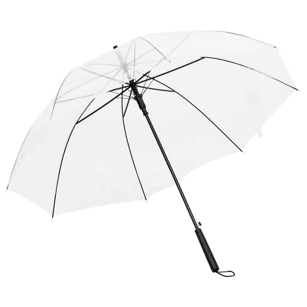 vidaXL Dáždnik priehľadný 100 cm