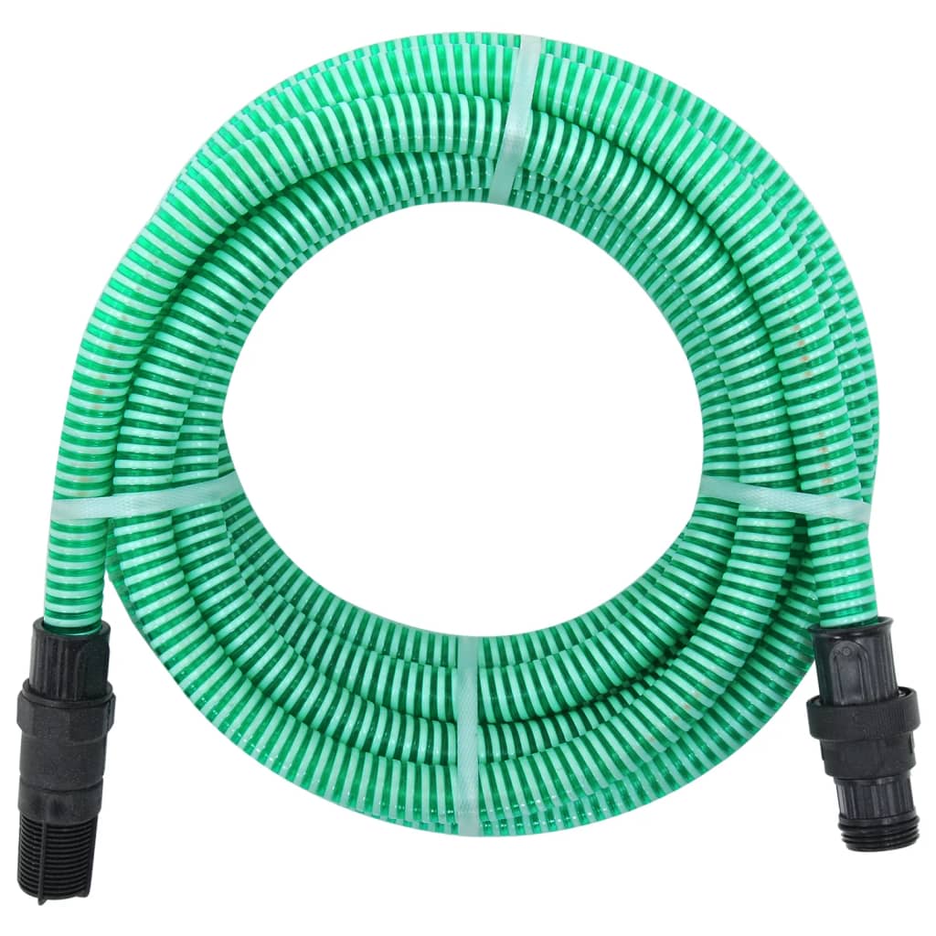 vidaXL Sacia hadica s PVC konektormi 4 m 22 mm zelená  