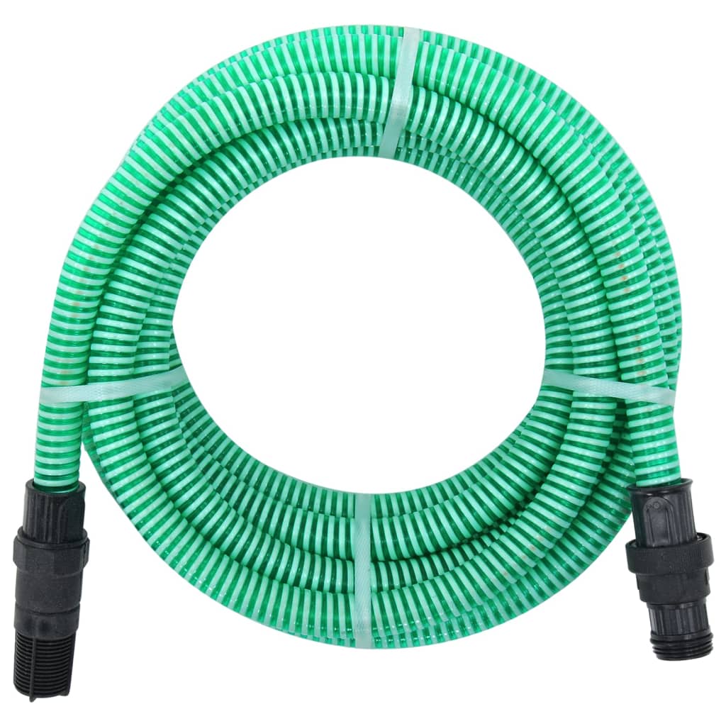 vidaXL Odsávacia hadica s PVC spojkami, zelená 1" 7 m, PVC
