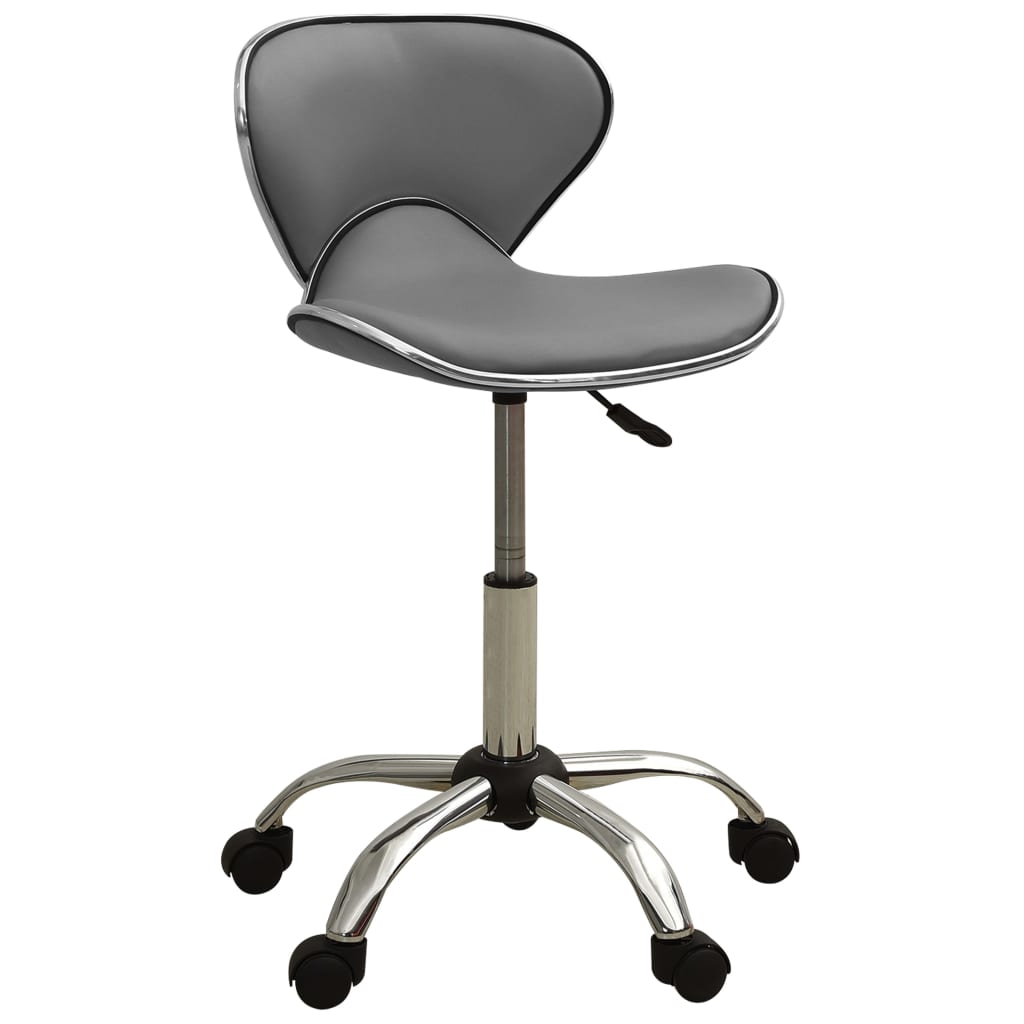 vidaXL Kancelárska stolička sivá umelá koža