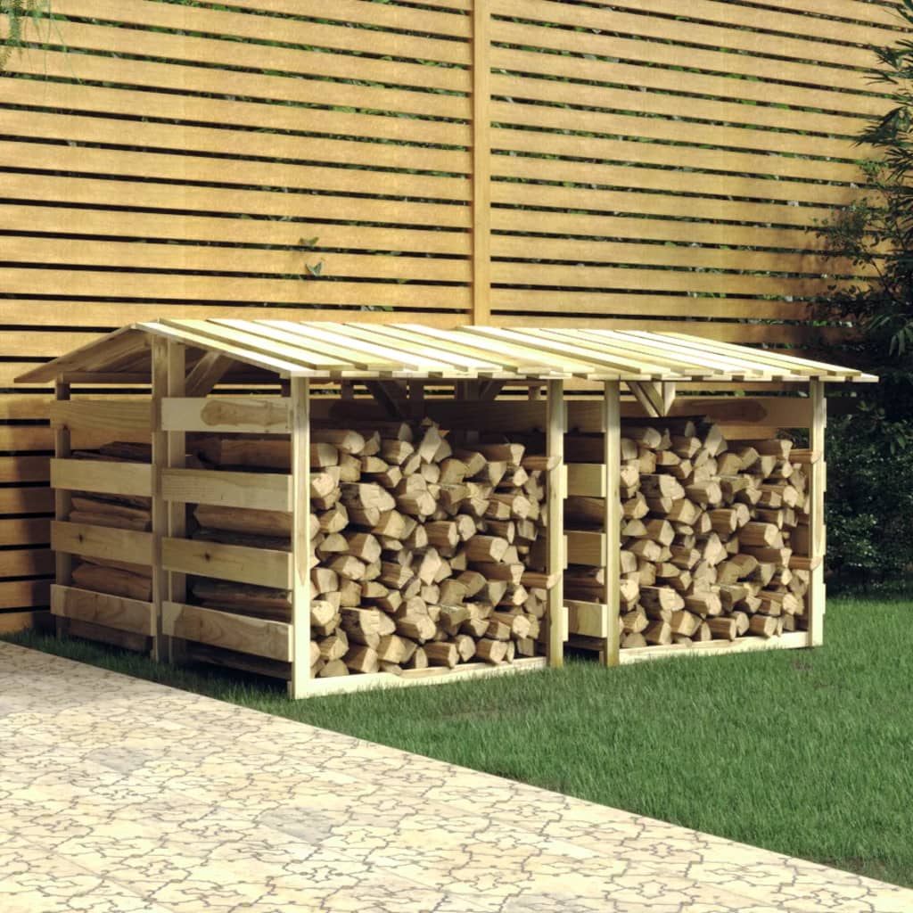 vidaXL Pergola so strechami 4 ks 100x90x100 cm impregnované borovicové drevo