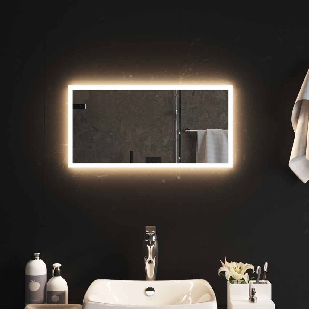 vidaXL LED kúpeľňové zrkadlo 60x30 cm