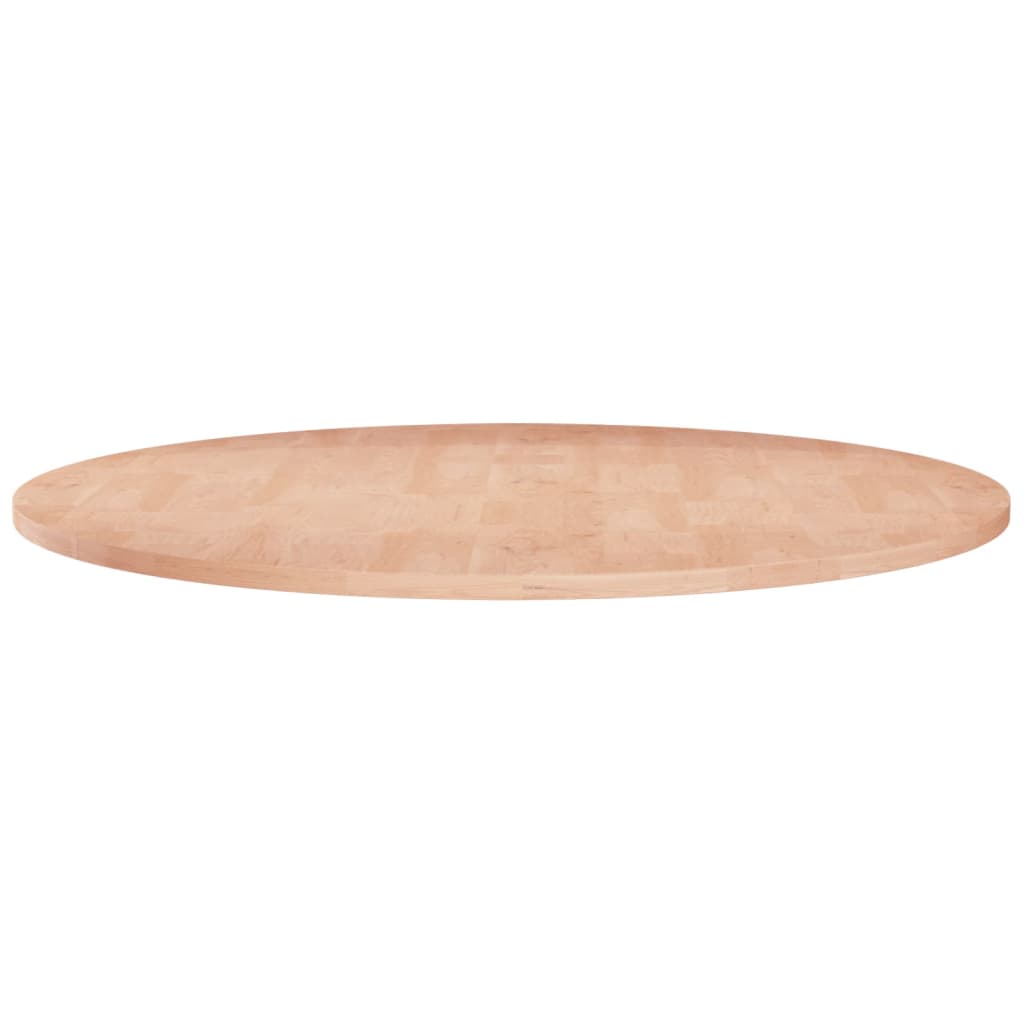 vidaXL Okrúhla stolová doska Ø70x1,5 cm neošetrený dubový masív