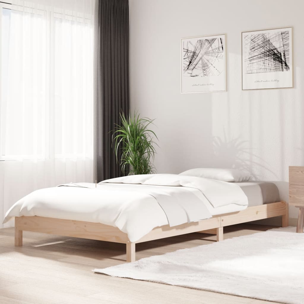 vidaXL Stohovateľná posteľ 90x190 cm borovicový masív