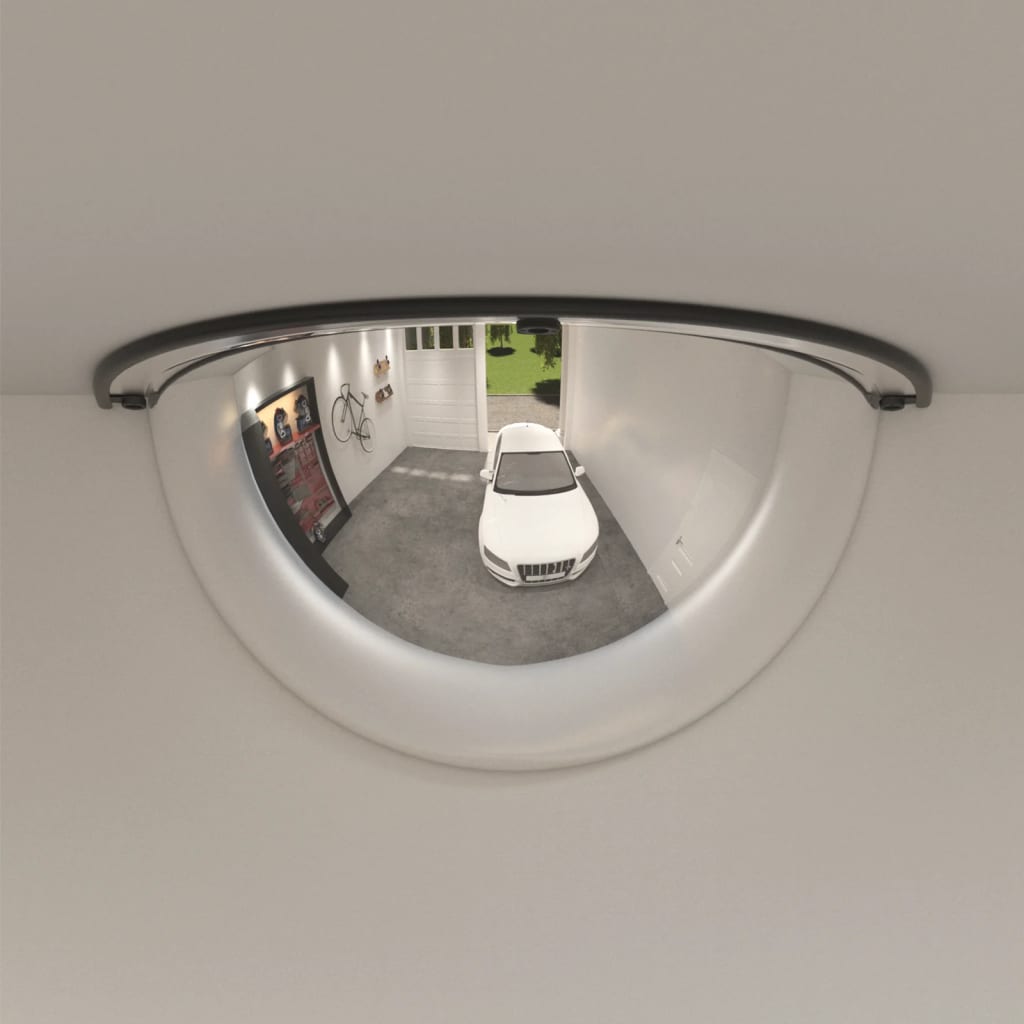 vidaXL Polovičné klenuté dopravné zrkadlá 2 ks Ø30 cm akryl