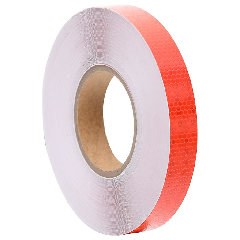 vidaXL Reflexná páska červená 2,5 cmx50 m PVC