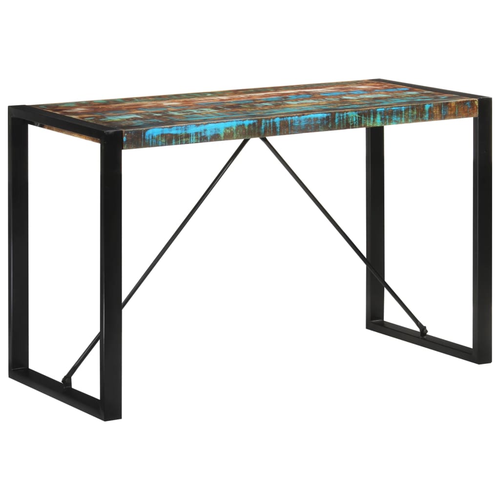 vidaXL Jedálenský stôl 120x55x76 cm masívne recyklované drevo