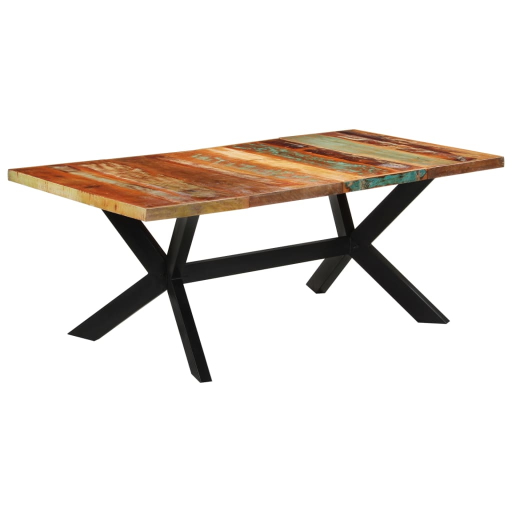 vidaXL Jedálenský stôl 200x100x74 cm recyklovaný masív