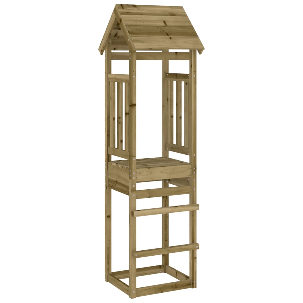 vidaXL Hracia veža 52,5x46,5x206,5 cm impregnované drevo borovica