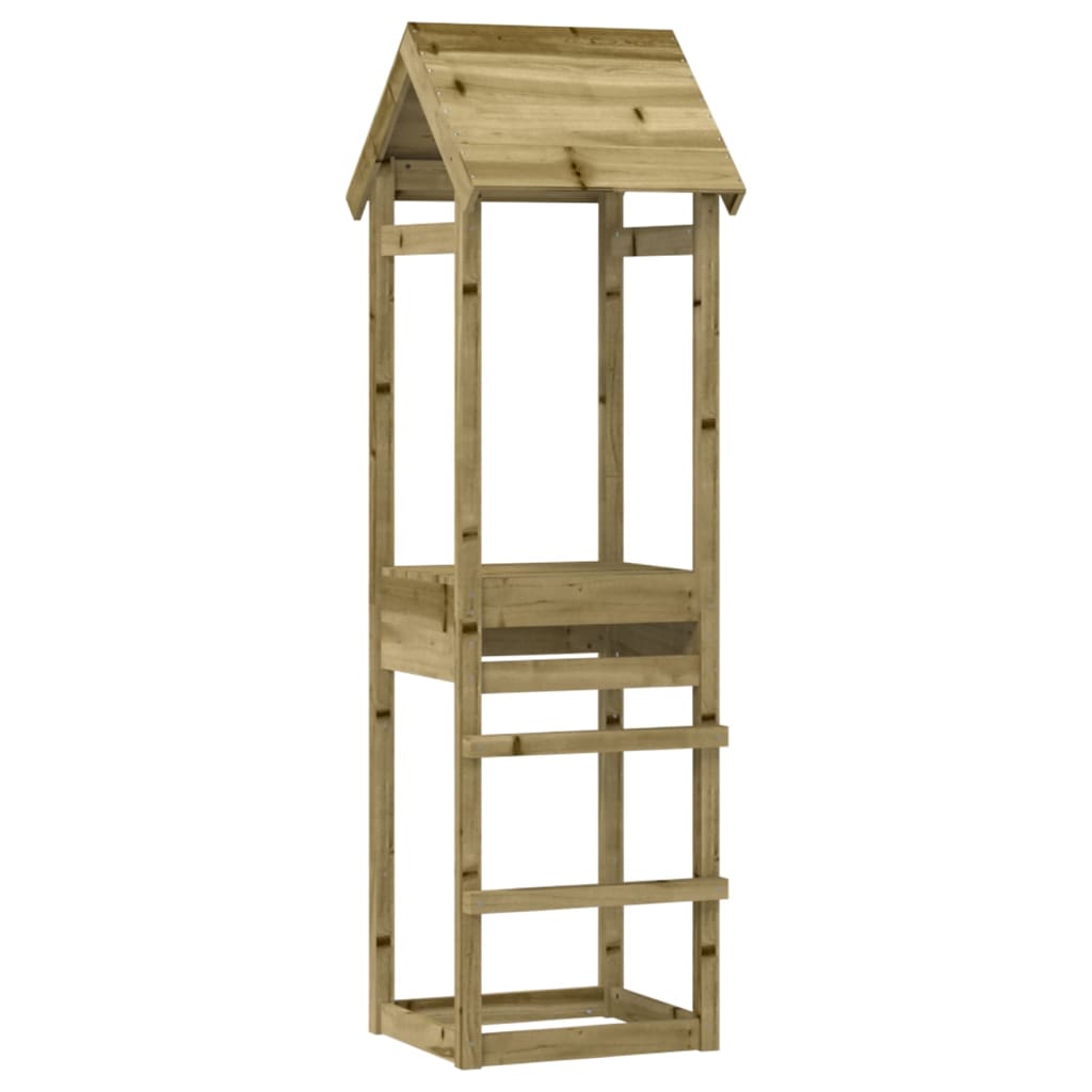 vidaXL Hracia veža 53x46,5x194 cm impregnované drevo borovica