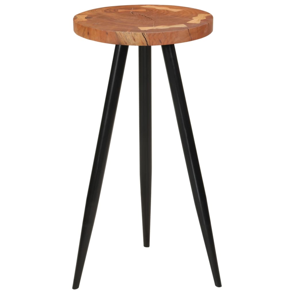vidaXL Barový stôl s dizajnom polienok Ø53x105 cm masívna akácia 
