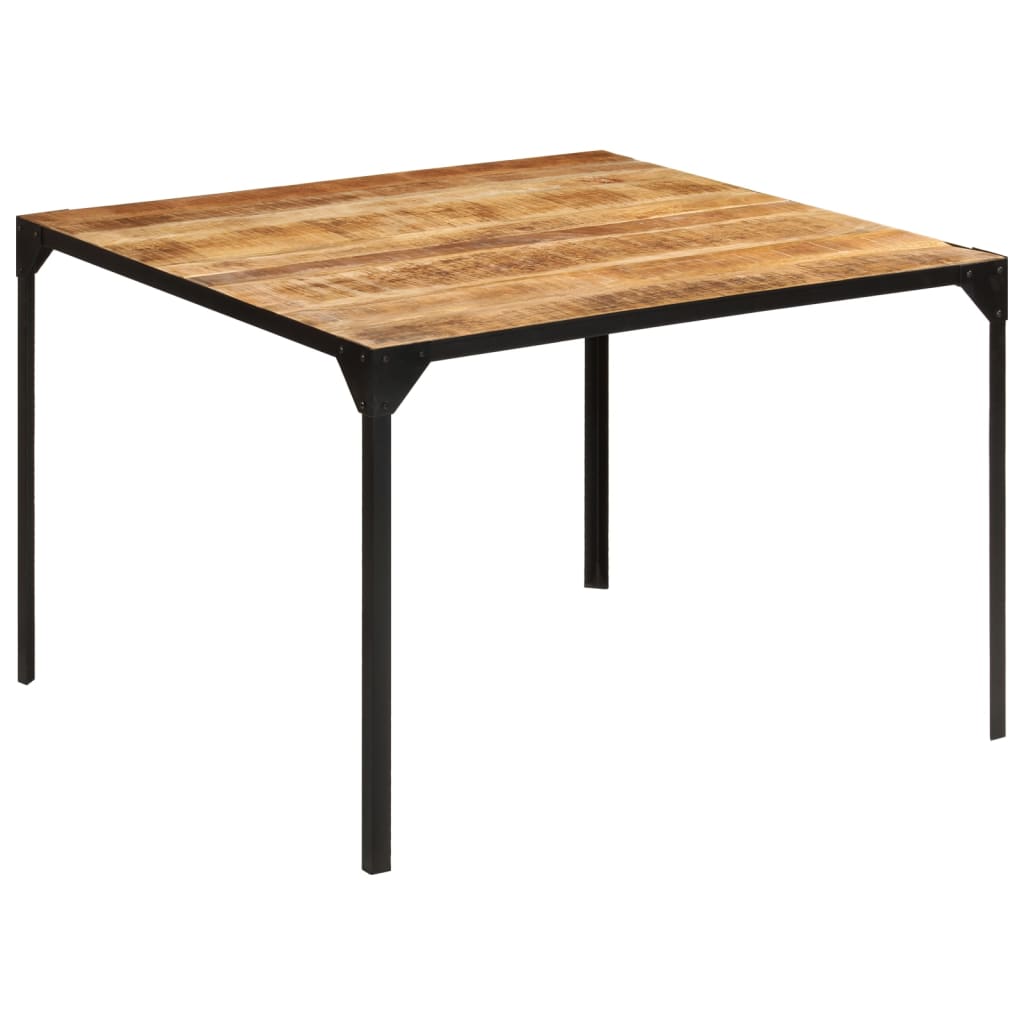 vidaXL Jedálenský stôl 110x110x76 cm masívne mangovníkové drevo