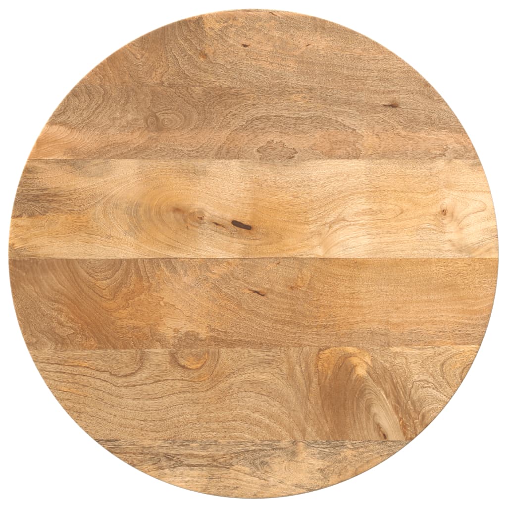vidaXL Stolová doska Ø 60x3,8 cm okrúhla masívne mangovníkové drevo