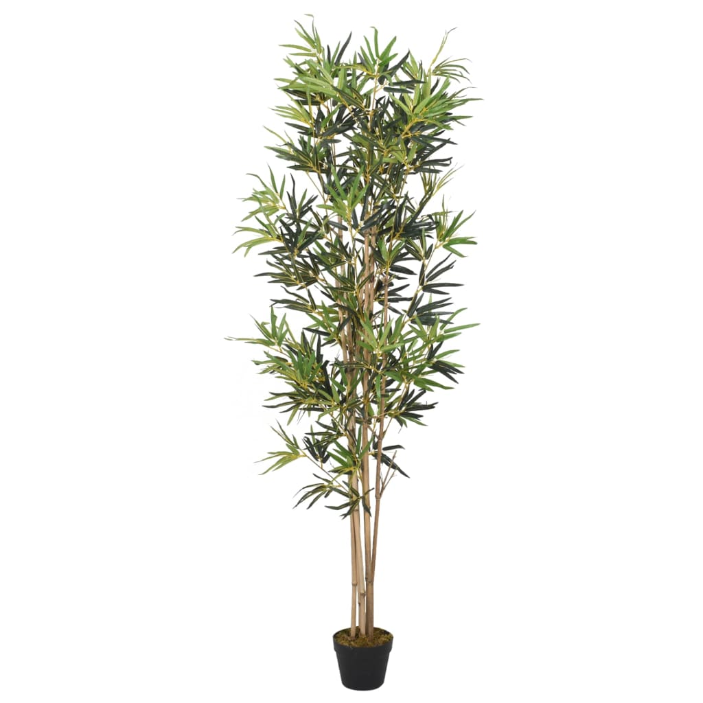 vidaXL Umelý bambusový strom 552 listov 120 cm zelený