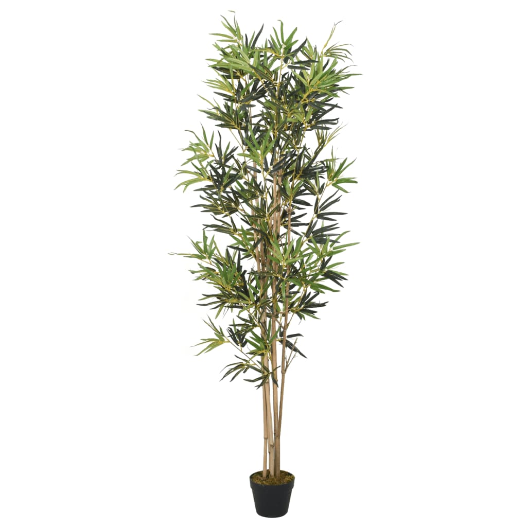 vidaXL Umelý bambusový strom 1104 listov 180 cm zelený