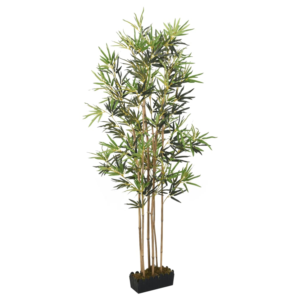 vidaXL Umelý bambusový strom 368 listov 80 cm zelený